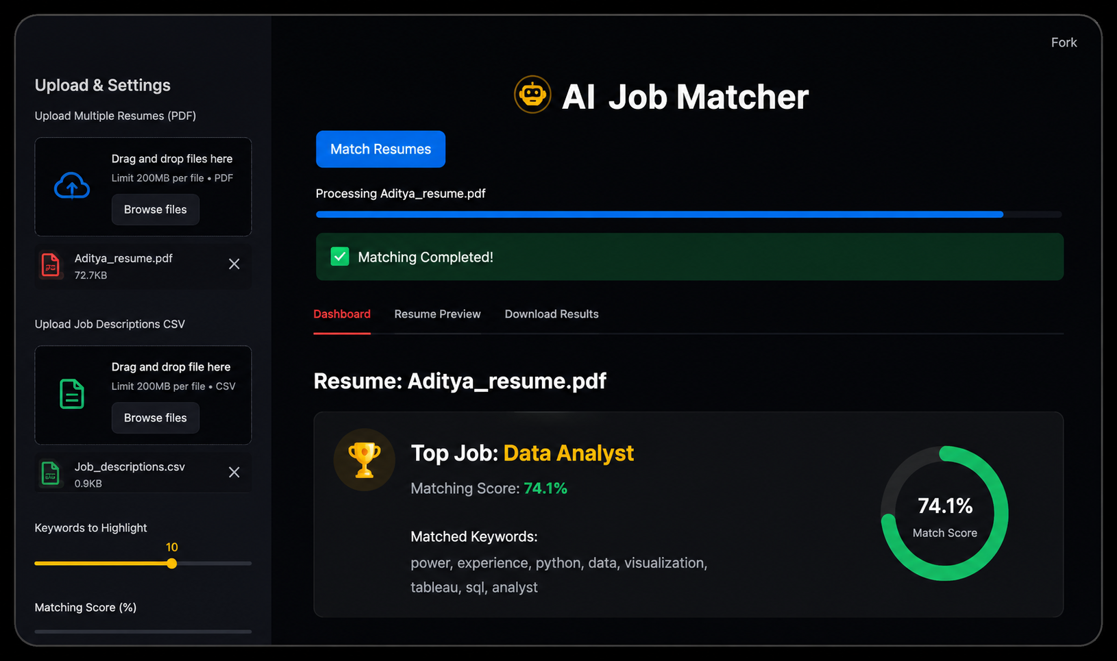 AI Resume Analyzer